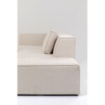 Kare Corner Sofa Infinity Ottoman Cream Left (20)
