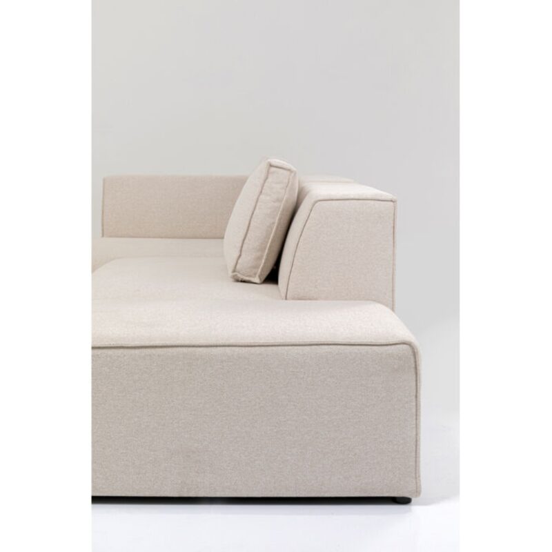 Kare Corner Sofa Infinity Ottoman Cream Left (20)