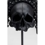 Kare Deco Object Kral Kafatası Siyah 49cm (9)