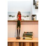 Kare Table Clock Gentleman Dog (2)