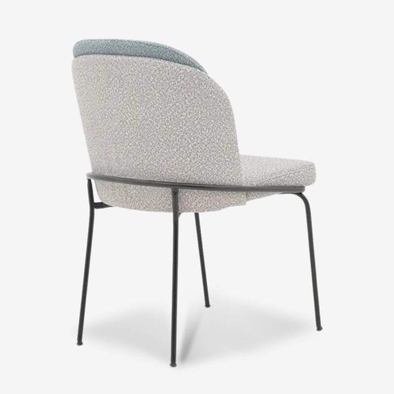 Chair Dore Gray Blue Bouclé (2)