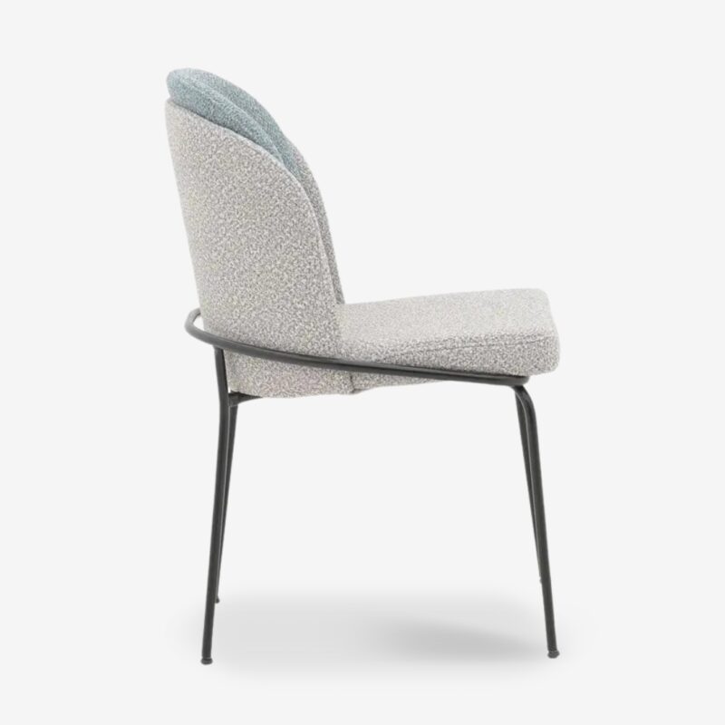 Chair Dore Gray Blue Bouclé (3)