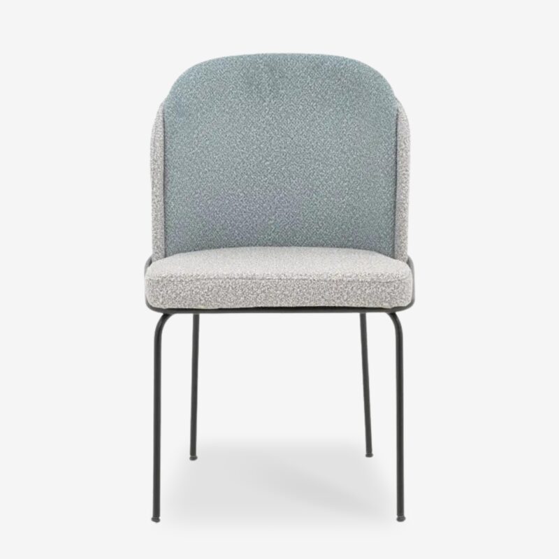 Chair Dore Gray Blue Bouclé (4)