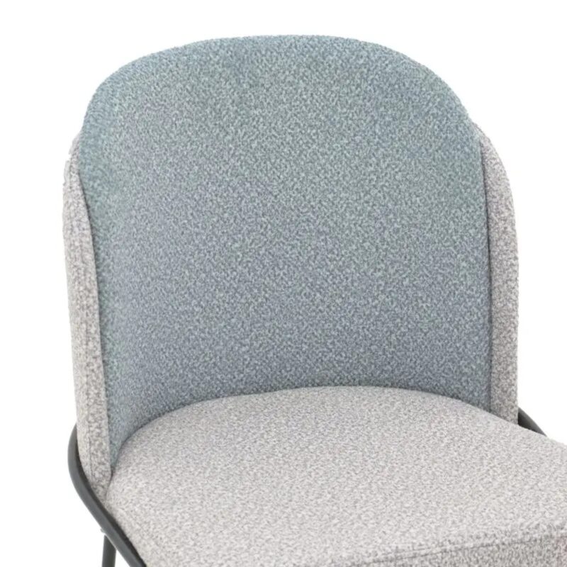 Chair Dore Gray Blue Bouclé (6)