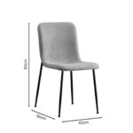 Chair Gratify Gray Bouclé (5)