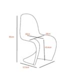 Chair Sigma Amber 57x49.5x85cm (4)
