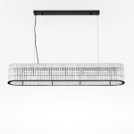 Chandelier Barok Black 110х18х210cm (10)