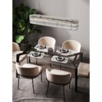 Chandelier Barok Black 110х18х210cm (2)