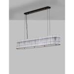 Chandelier Barok Black 110х18х210cm (4)