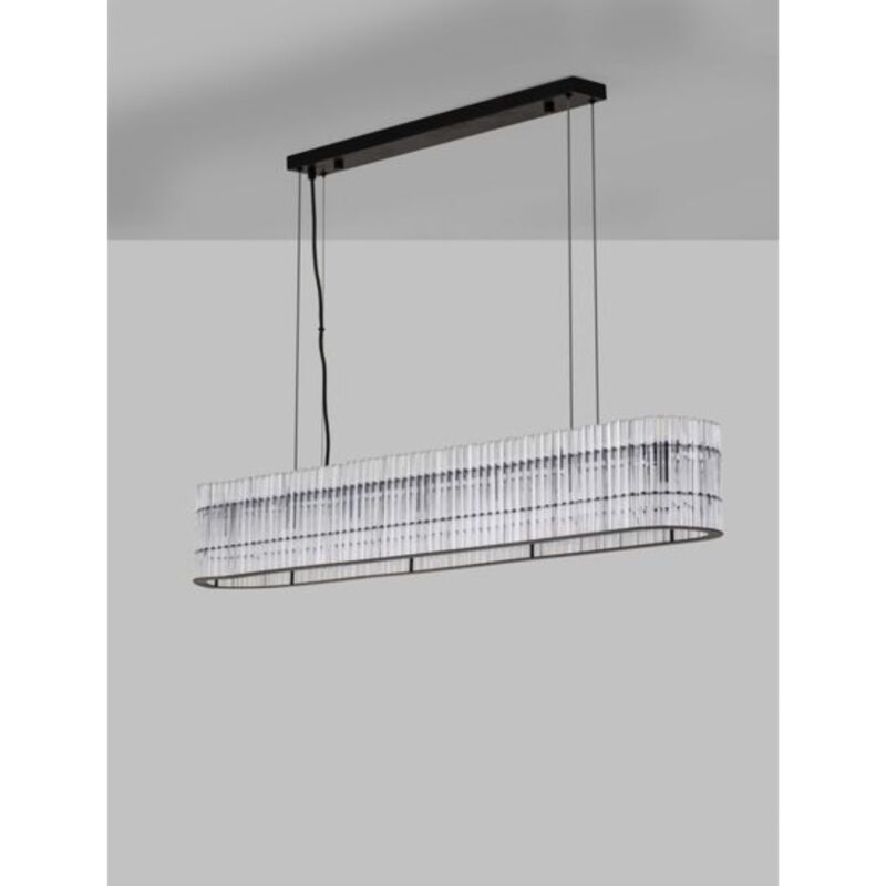 Chandelier Barok Black 110х18х210cm (4)