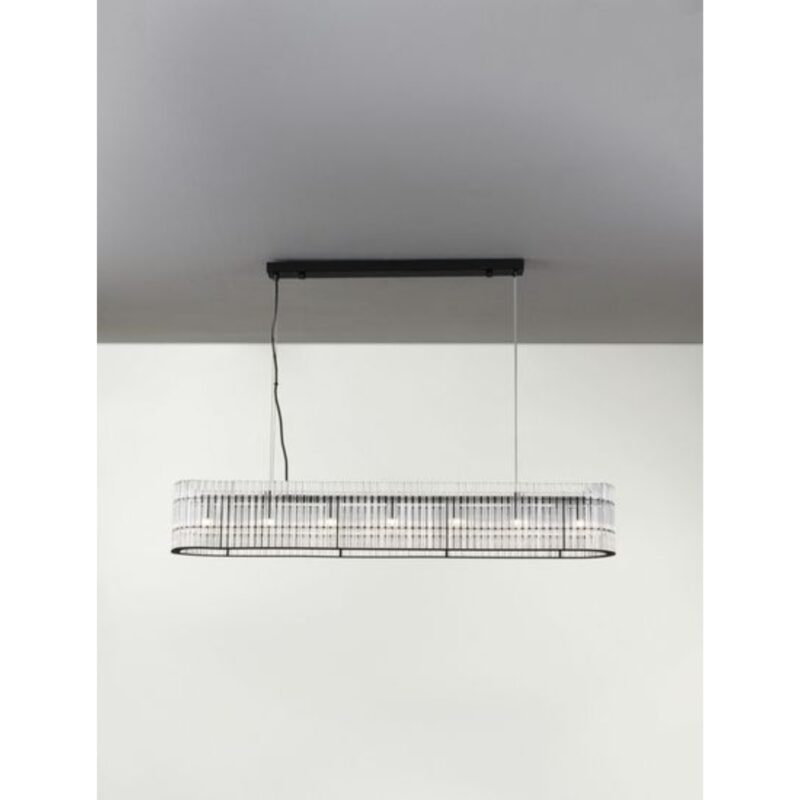 Chandelier Barok Black 110х18х210cm (5)