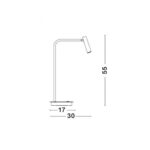 Led Table Lamp Sicily Black (3)