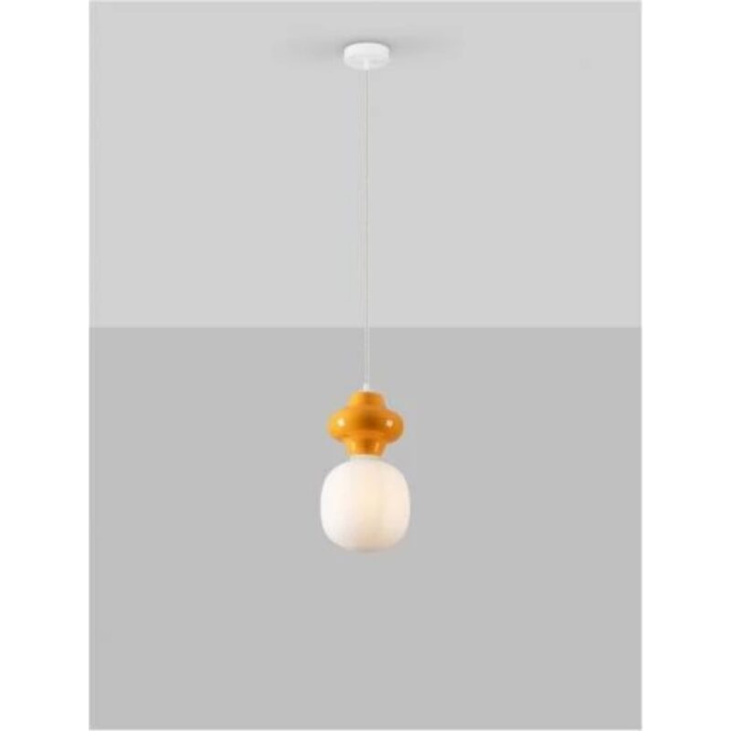 Pendant Lamp Clio Orange 18x198cm (4)