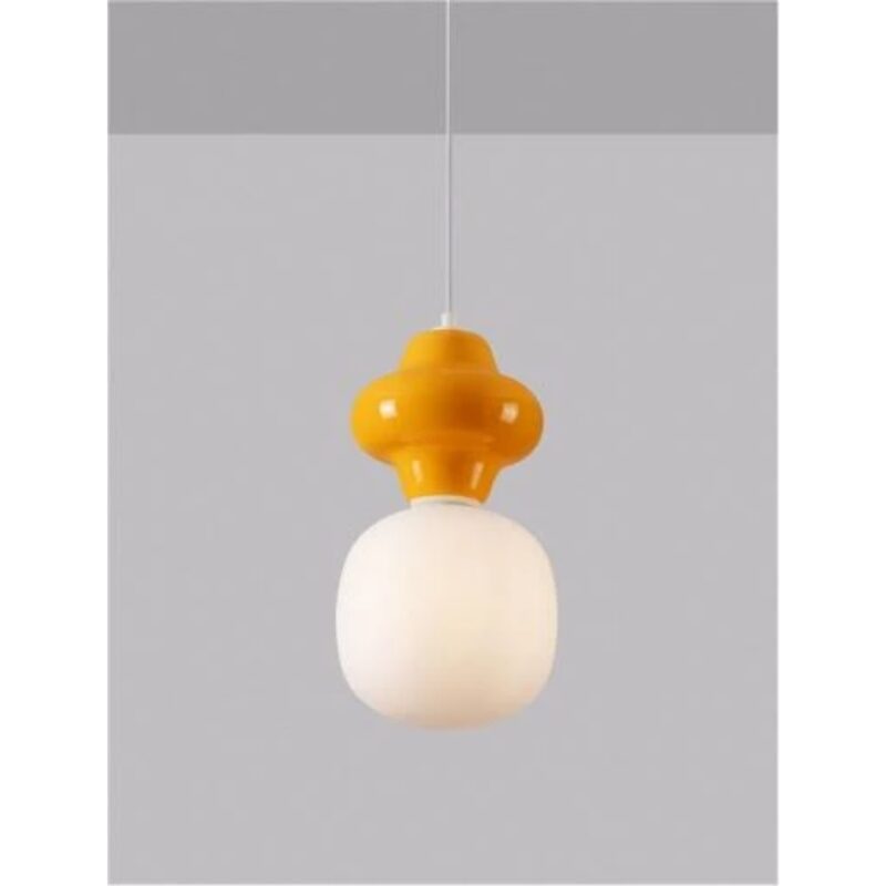 Pendant Lamp Clio Orange 18x198cm (5)