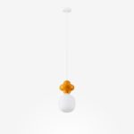 Pendant Lamp Clio Orange 18x198cm (8)