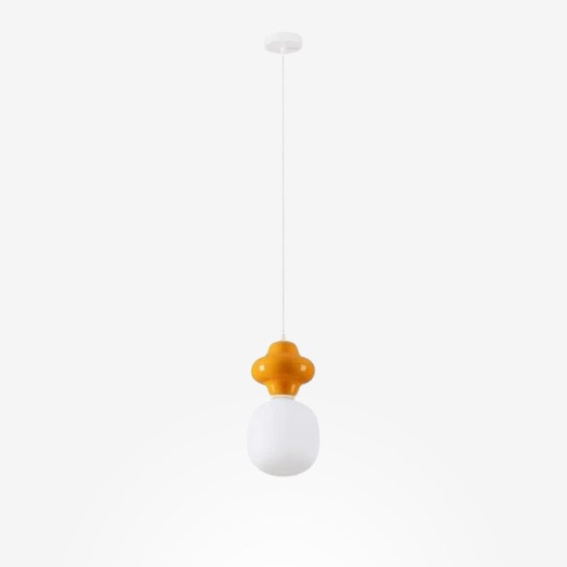 Pendant Lamp Clio Orange 18x198cm (8)