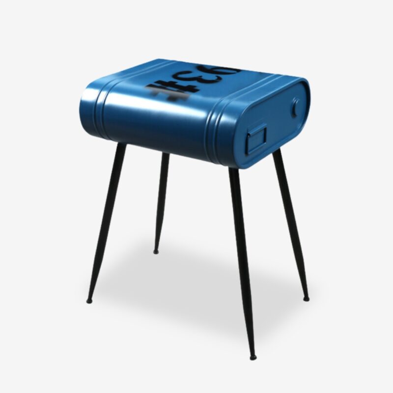 Side Table Delf Petrol Blue 30х41х48cm