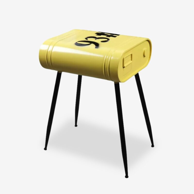 Side Table Delf Petrol Yellow 30х41х48cm