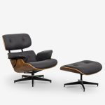 Armchair Eames Black Vegan 82x92x82cm