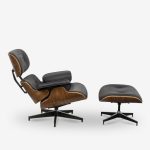Armchair Eames Black Vegan 82x92x82cm (2)