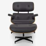 Armchair Eames Black Vegan 82x92x82cm (3)