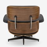 Armchair Eames Black Vegan 82x92x82cm (4)