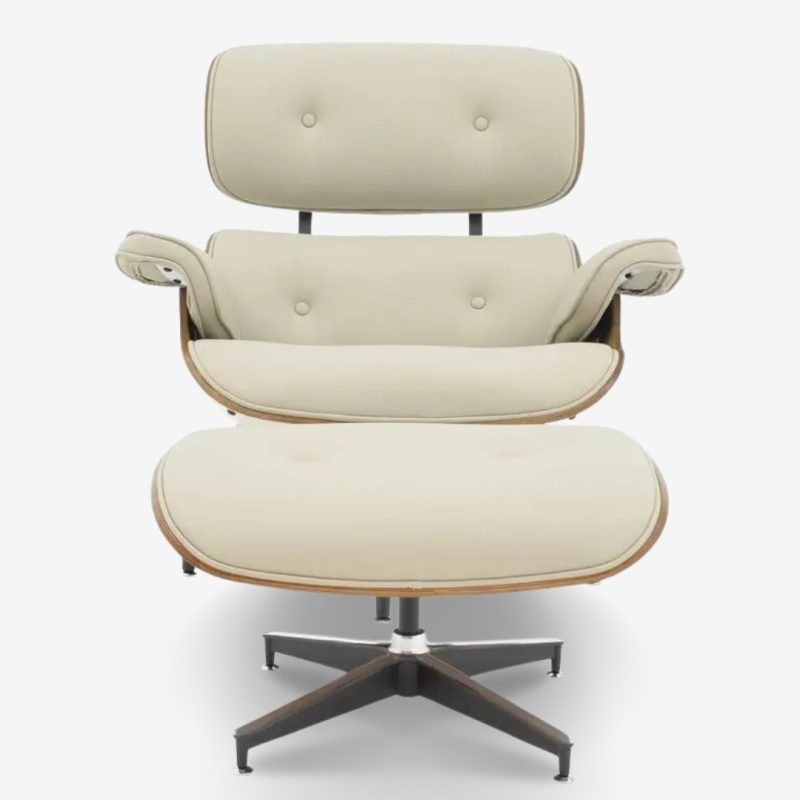 Armchair Eames White Vegan 82x92x82cm (4)