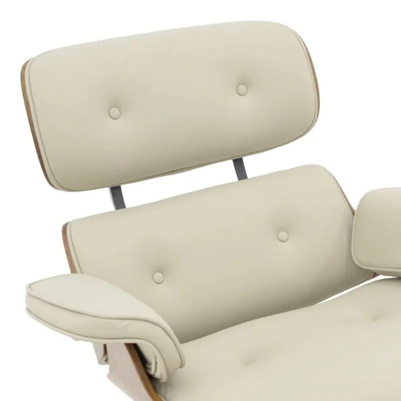 Armchair Eames White Vegan 82x92x82cm (6)