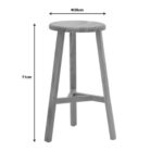 Bar Stool Fabio Elm Wood 38x71cm (5)