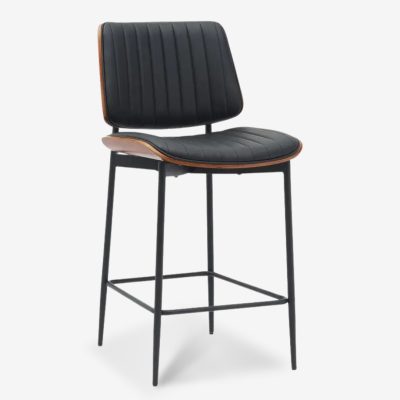 Bar Stool Katrin Walnut Black 48.5x52.5x96cm (7)
