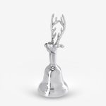 Bell Blitzen reindeer silver Ø7.5x17.75cm (3)
