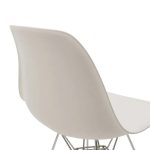 Chair Adelline White Stainless Steel Leg 46x55x81cm (6)