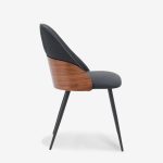 Chair Conny Walnut Black 48x59x80cm (3)