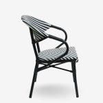 Chair Isak Blacke White 57x57x83см (2)