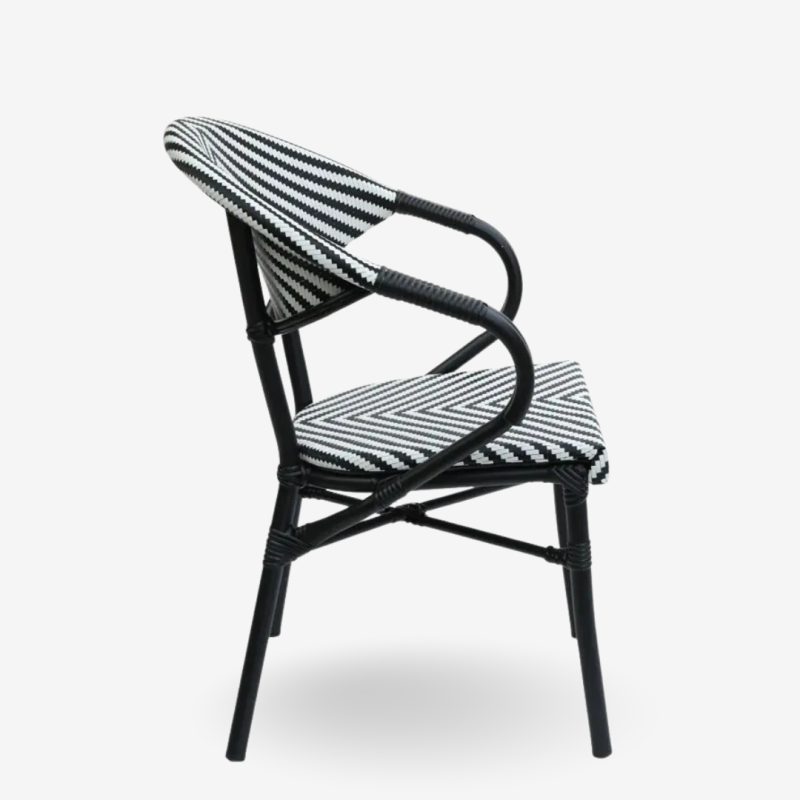 Chair Isak Blacke White 57x57x83см (2)