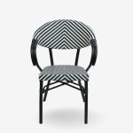 Chair Isak Blacke White 57x57x83см (3)