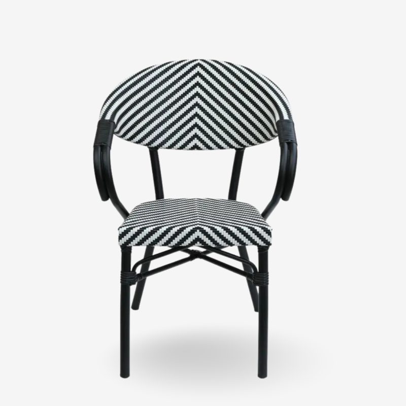 Chair Isak Blacke White 57x57x83см (3)