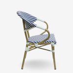 Karrige Isak Blu e Bardhe 57x57x83см (2)