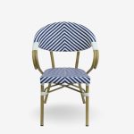 Chair Isak Blue White 57x57x83см (3)
