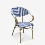 Chair Isak Blue White 57x57x83см (6)