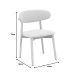 Chair Scandy Beige Nature 46x58x79cm (8)