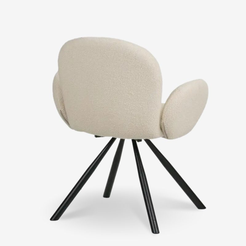 Chair With Armrest Graciela Beige 68x66x82.5cm (2)