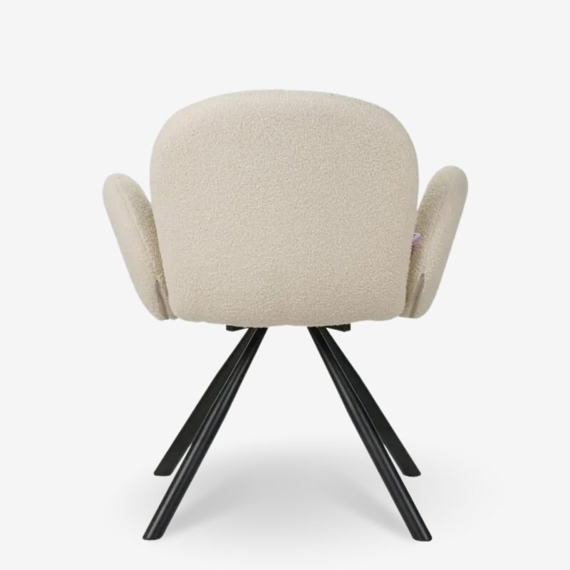 Chair With Armrest Graciela Beige 68x66x82.5cm (5)