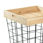 Coffee Table Basket With Storage 40x40x47cm (2)
