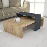 Coffee Table Glow Anthracite Oak 80x50x32cm (2)