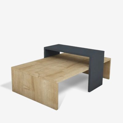 Coffee Table Glow Anthracite Oak 80x50x32cm