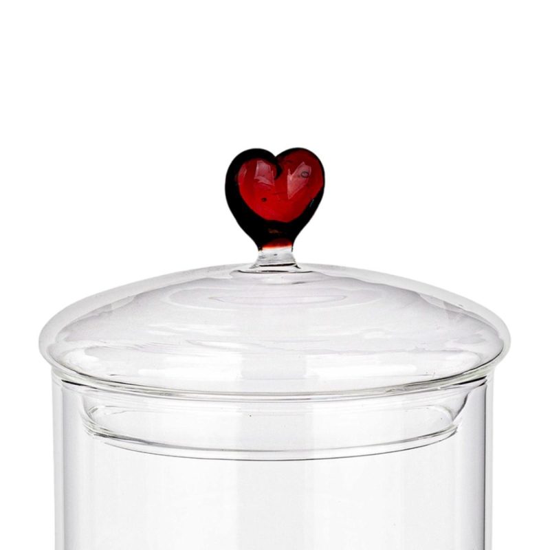 Glass Jar With Lid Astrrea 10x11cm (2)