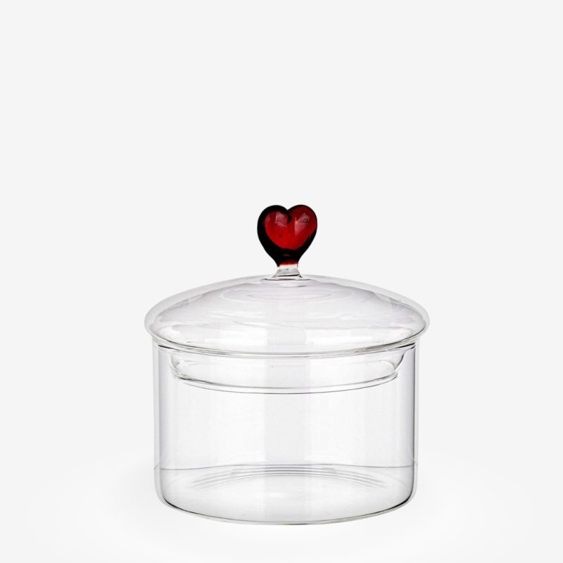 Glass Jar With Lid Astrrea 10x11cm (4)