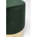 Kare Stool Cherry Dark Green Brass Ø35cm (8)