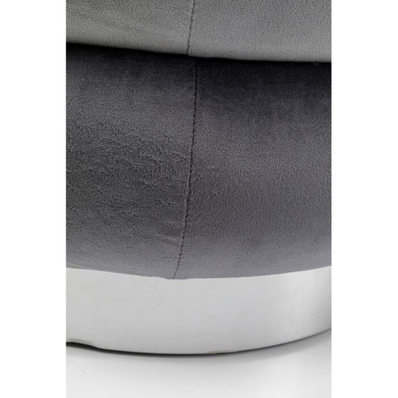 Kare Stool Sandwich Grey Ø45cm (3)